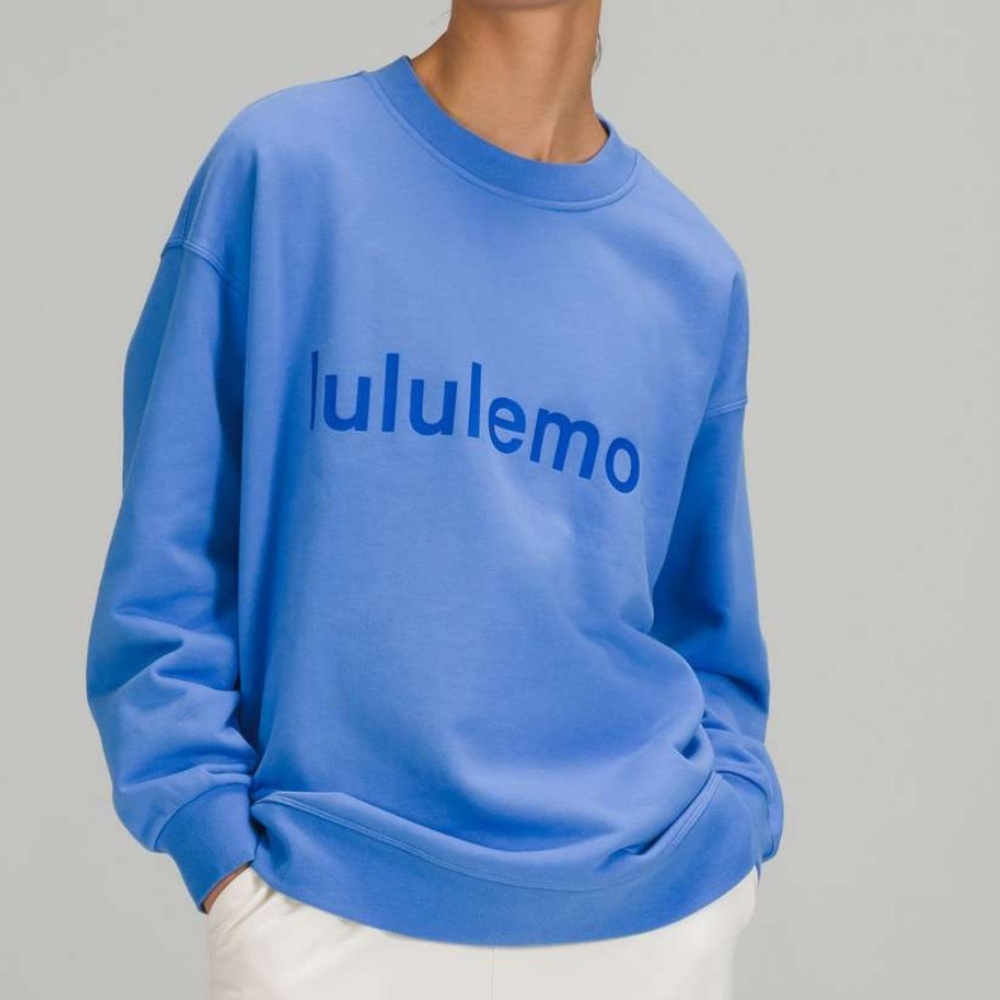 Lululemon Athletica Blue Crewneck Sweater